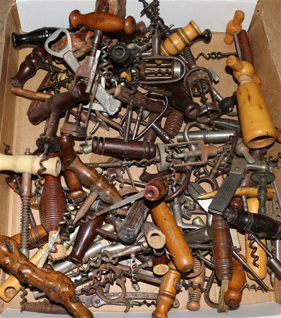 Large collection of cork screws